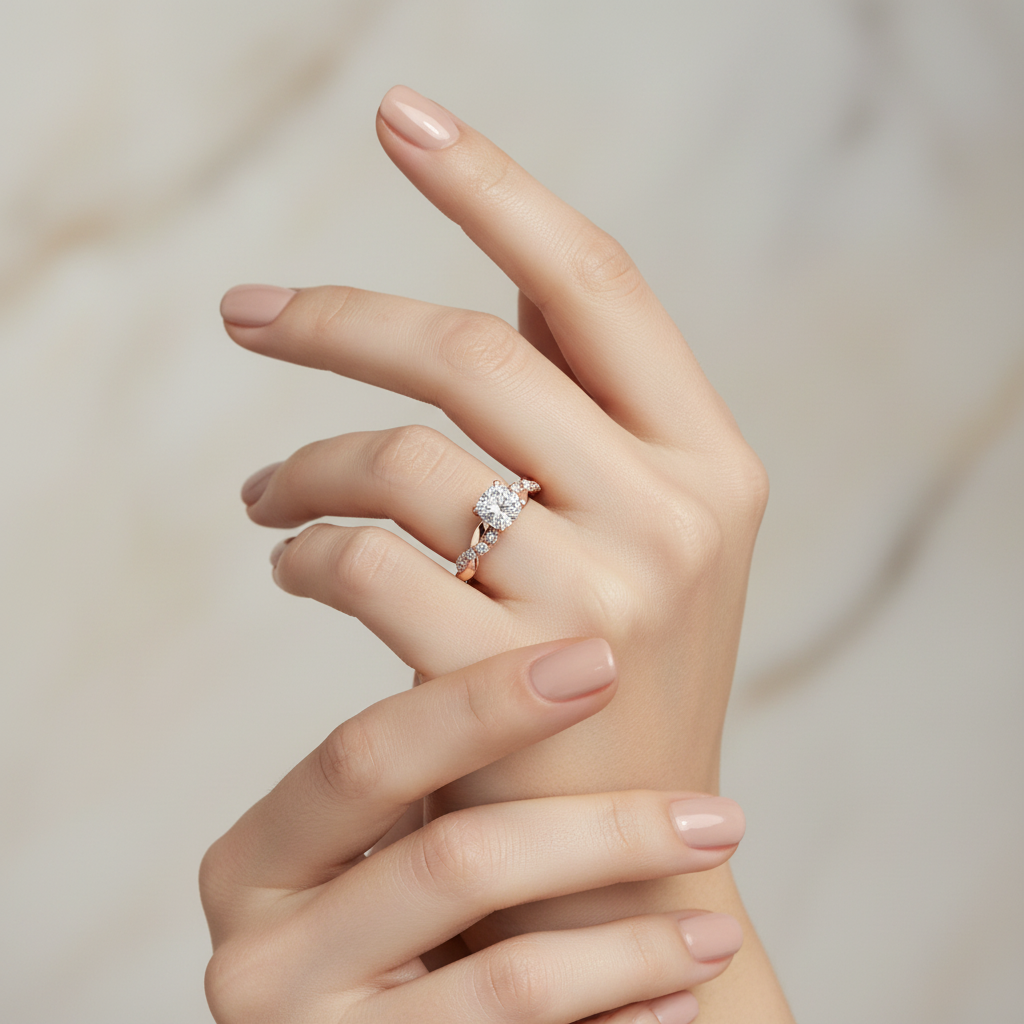 Delysia Two-Tone Zirconia Ring