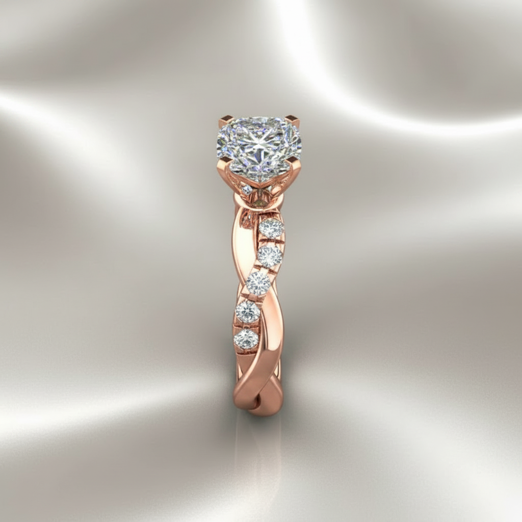 Delysia Two-Tone Zirconia Ring