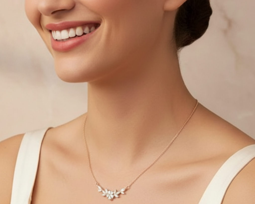 Bloom Pendant Necklace in Gold