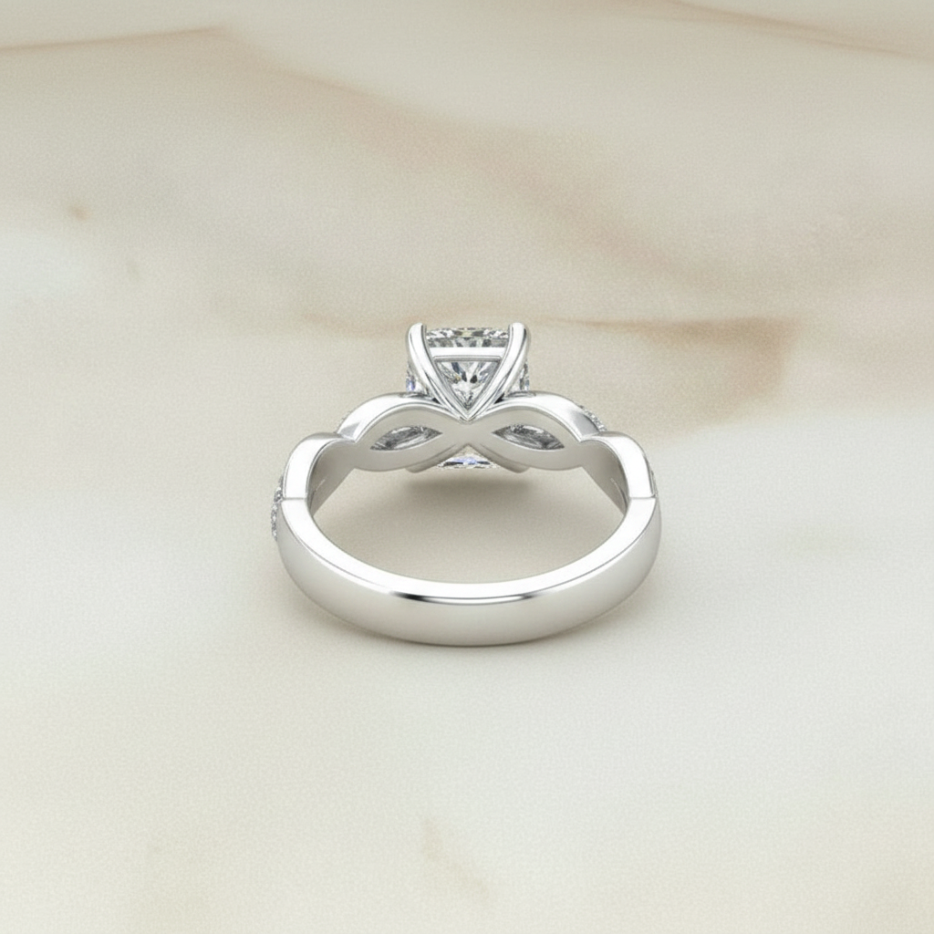 Delysia Two-Tone Zirconia Ring