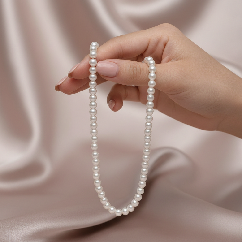 Small Classic Pearl Necklace