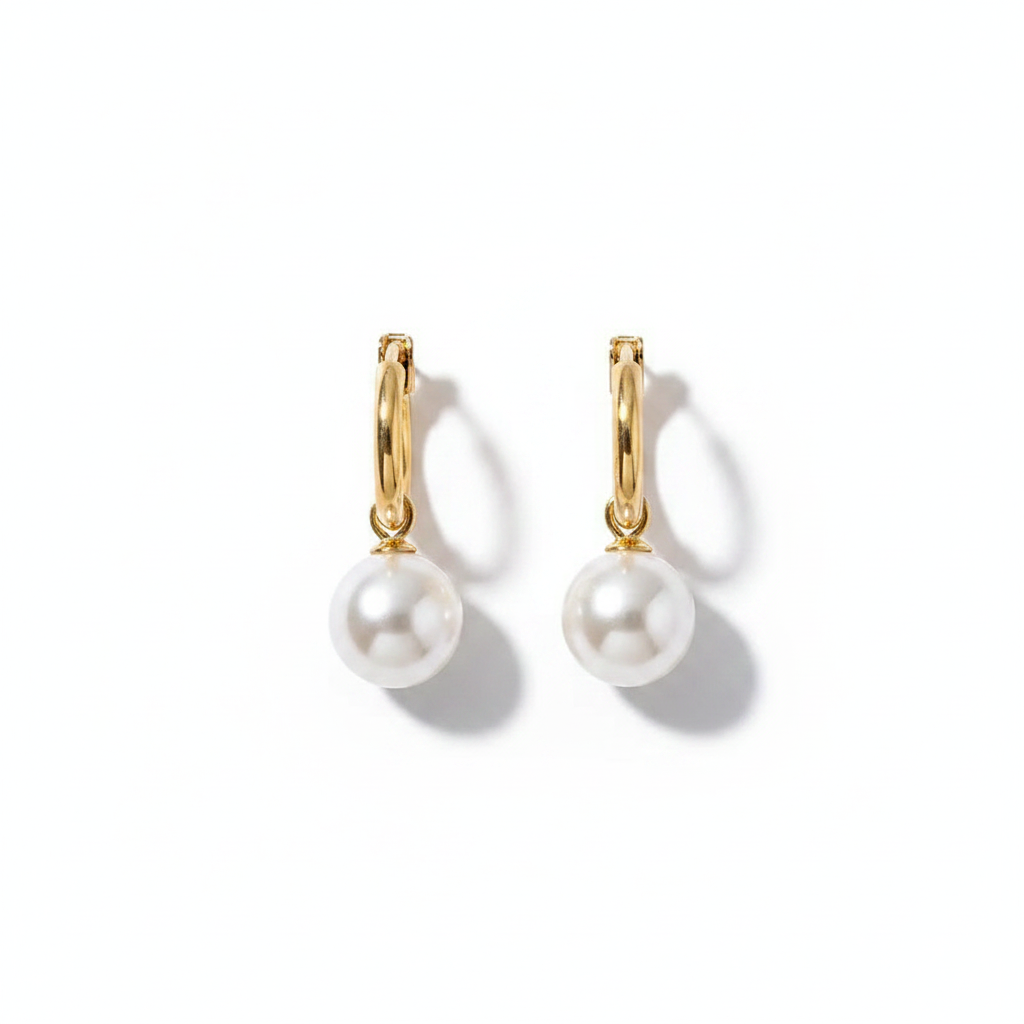 Gold Bead Earrings