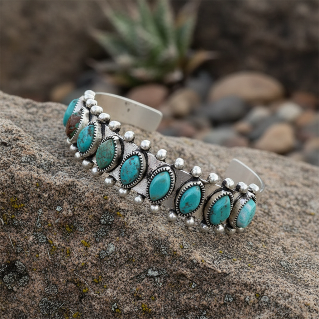 Vintage Turquoise Stone Bracelet