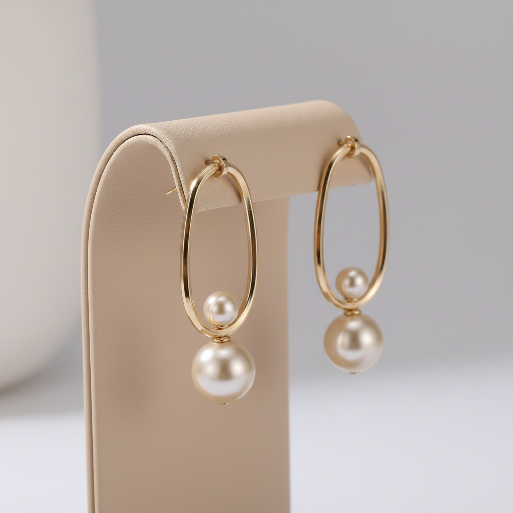 Vintage Charming Pearl Earrings