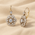 Vintage Crystal Mandala Earrings