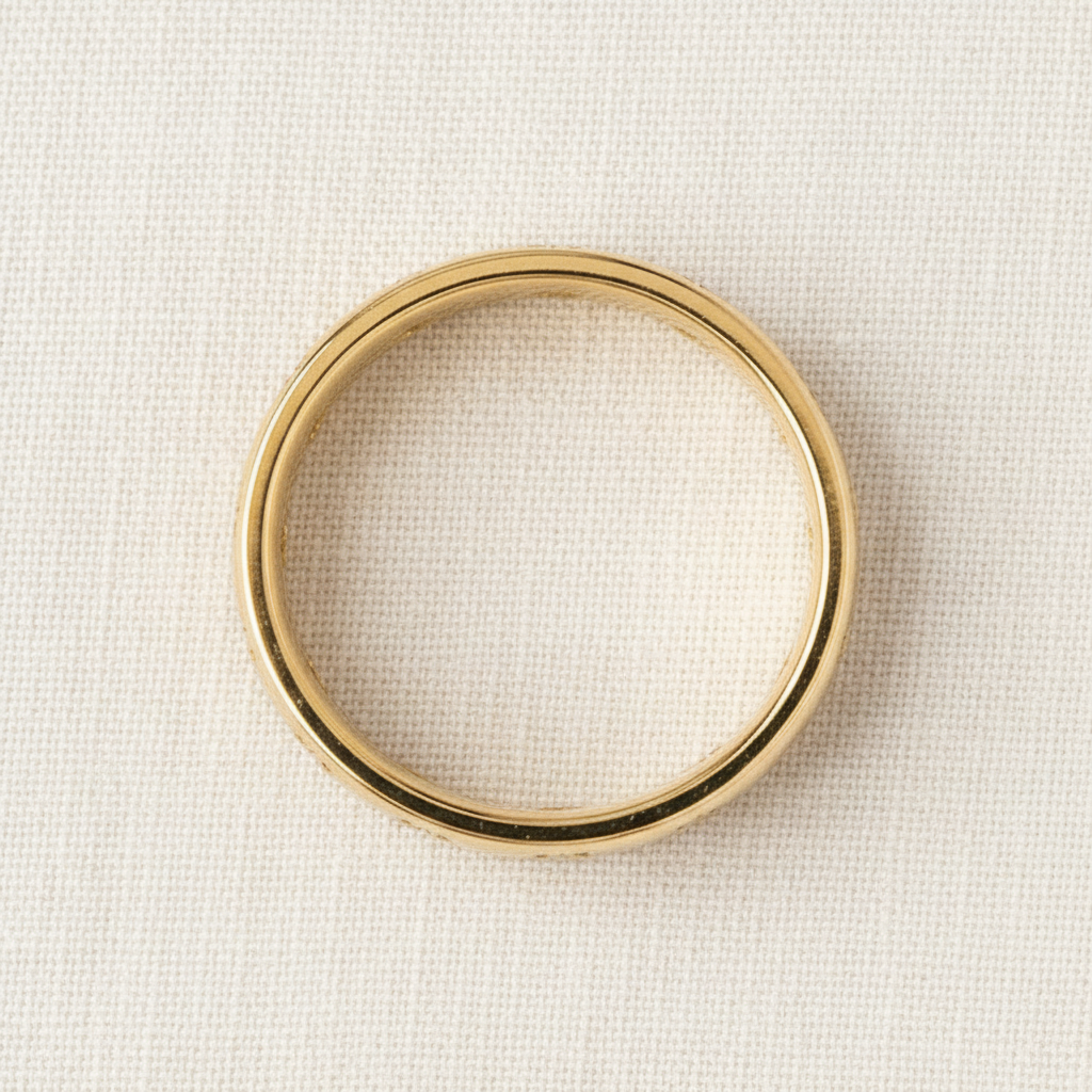 Vintage Gold & Zirconia Ring