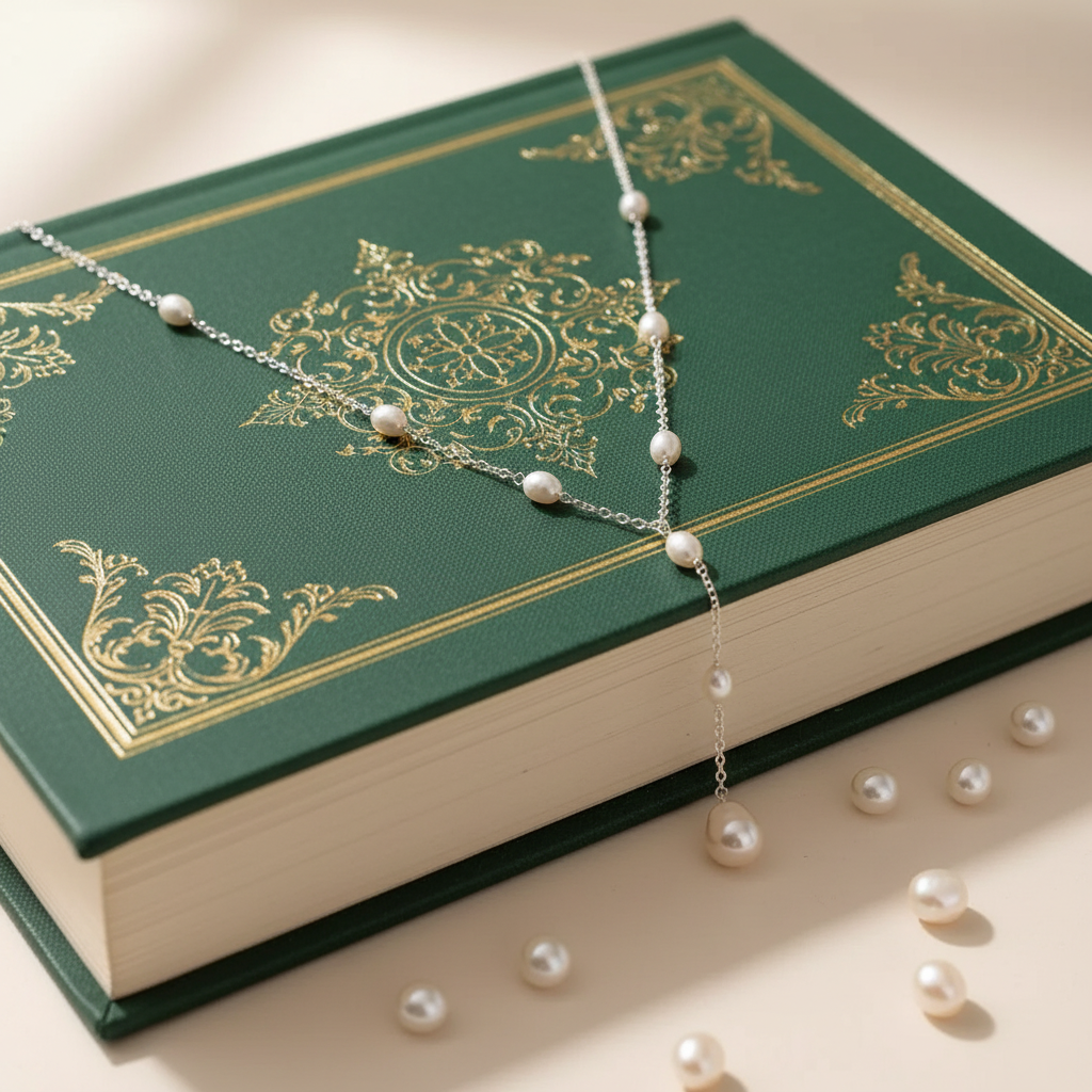 Vintage Pendant Pearl Necklace
