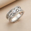 Vintage Silver & Zirconia Ring