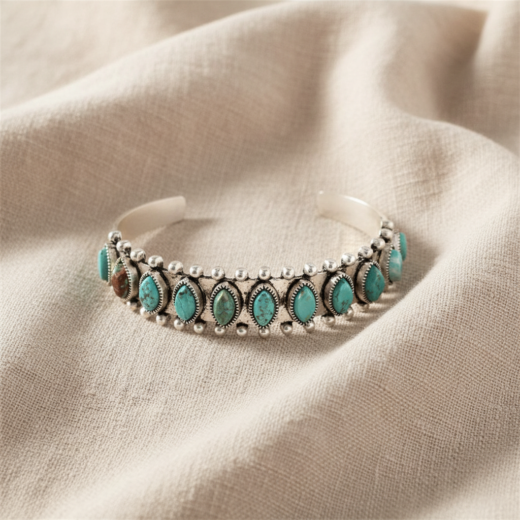 Vintage Turquoise Stone Bracelet