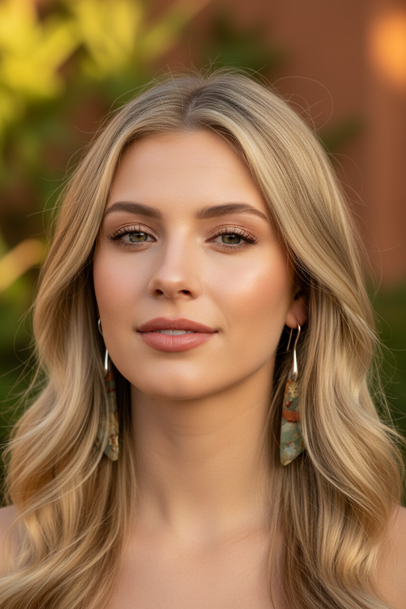 Vintage Nature Stone Earrings